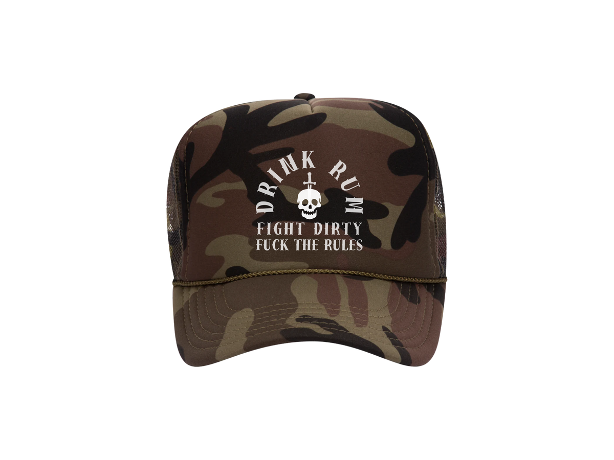 Rum Drinker Trucker Cap