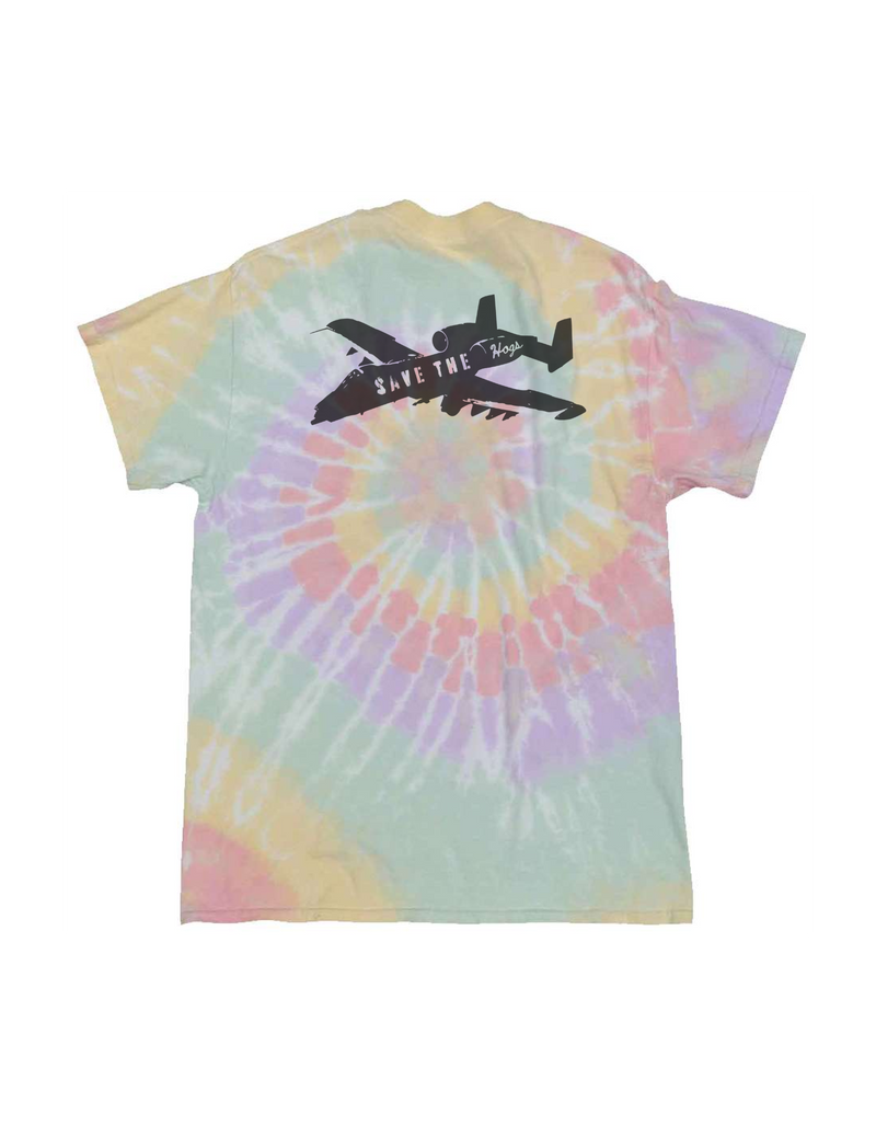 Let's go Hogging Tie-Dyed Tee