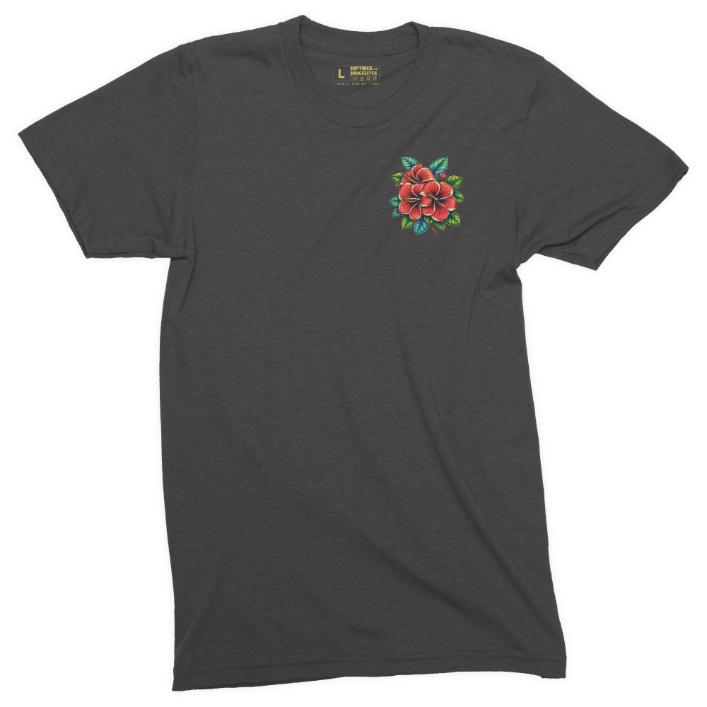 Subtle Hibiscus Tee